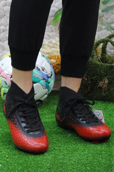 Jump 29672 Çoraplı Orijinal Ürün Çim Saha Halı Saha Krampon Erkek Futbol Ayakkabı - 9