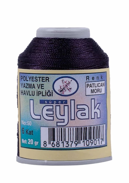 Leylak Oya ve Dantel İpi 20 gr Patlıcan Moru