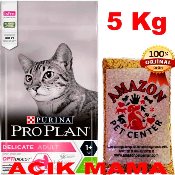 Proplan Delicate Kuzu Etli Kedi Maması Açık 5 Kg