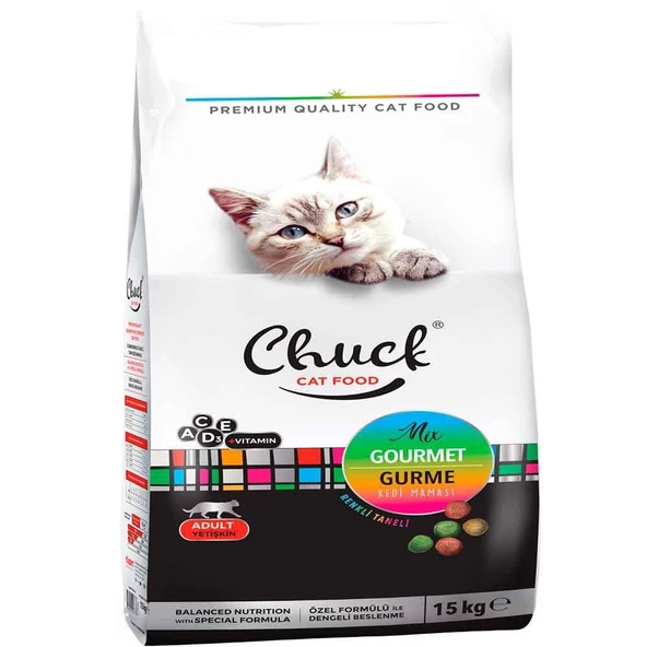 Chuck Gourmet Kedi Maması 15 Kg