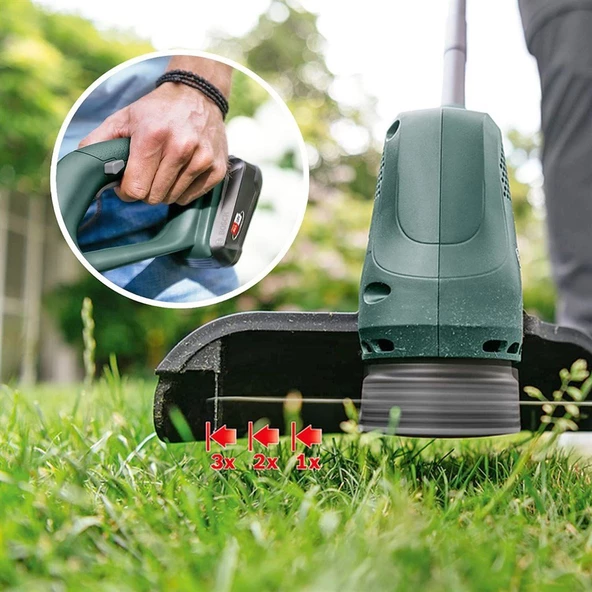 Bosch EasyGrassCut18-230(2Ah TekAkü)KenarKesme - 06008C1A03 - 3