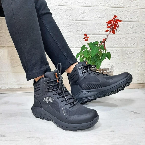 Lotto Crowel Hıgh Siyah Waterproof Fuspetli Kaymaz Erkek Bot - 3