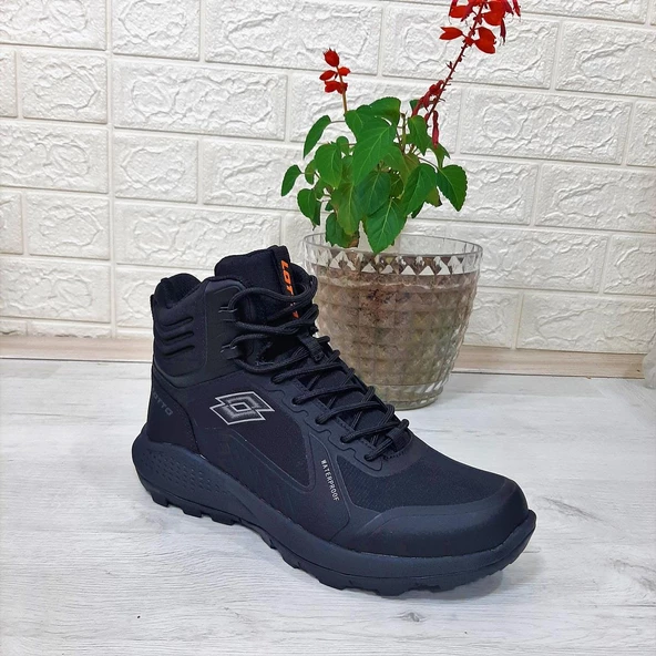 Lotto Crowel Hıgh Siyah Waterproof Fuspetli Kaymaz Erkek Bot - 8