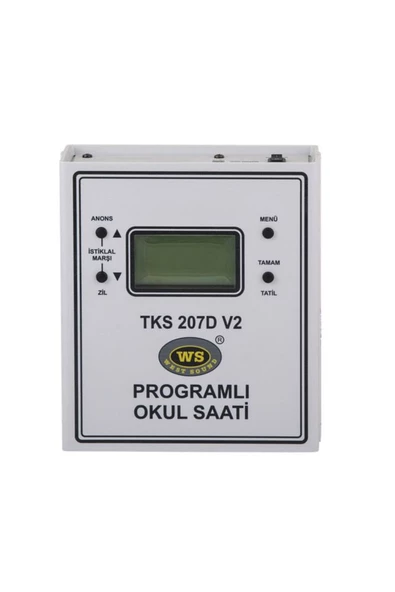 West Sound Tks 207 D V2 Duvar Tipi Programlı Okul Saati