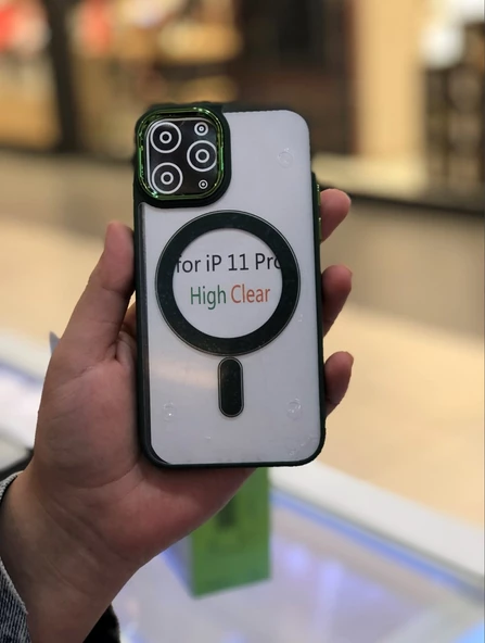 İphone 11 Pro Renkli Mercekli - Magsafe - Resim 3