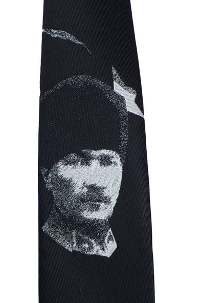 Cengiz İnler Atatürk Portre Kravat - Resim 5