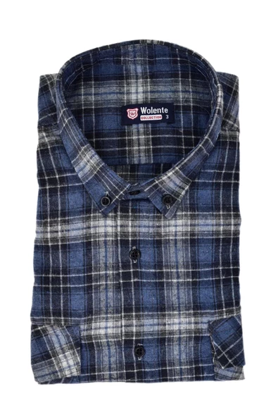 Erkek Pamuklu Kışlık Çift Cepli Kapaklı Gömlek BGL-ST03164 ürün görseli