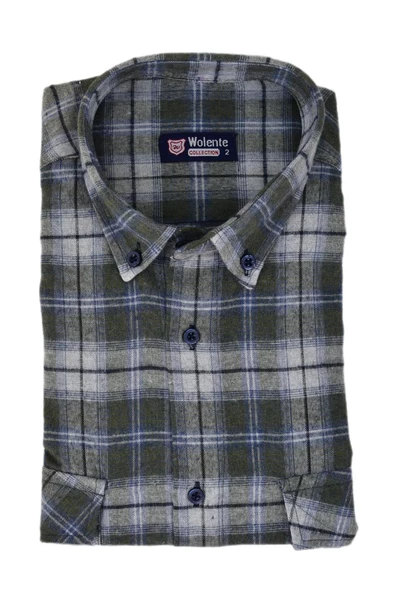 Erkek Pamuklu Kışlık Çift Cepli Kapaklı Gömlek BGL-ST03164 - Resim 12