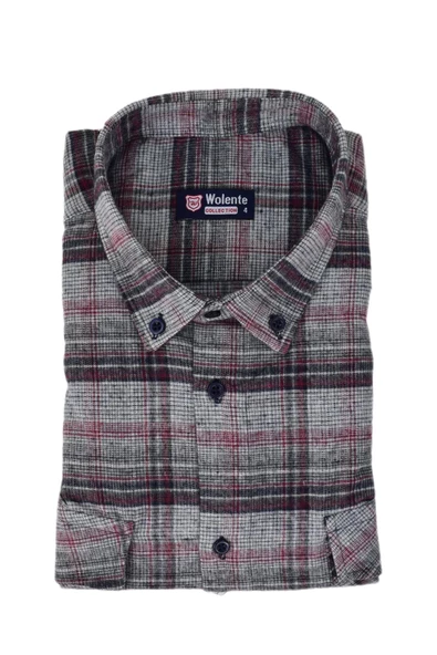 Erkek Pamuklu Kışlık Çift Cepli Kapaklı Gömlek BGL-ST03166 - 5