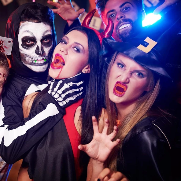 Drakula Vampir Dişi Kırmızı 1 Adet - Resim 3