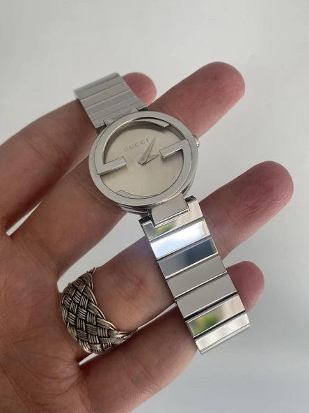 Gucci 29mm Çelik Kordon Kadın Kol Saati 133.5 (Kutusuz) - 2