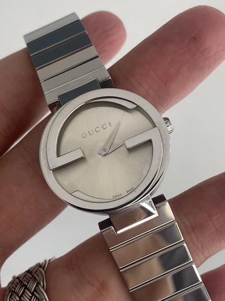 Gucci 29mm Çelik Kordon Kadın Kol Saati 133.5 (Kutusuz) - 3