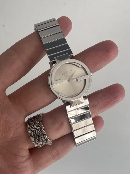 Gucci 29mm Çelik Kordon Kadın Kol Saati 133.5 (Kutusuz) - 4