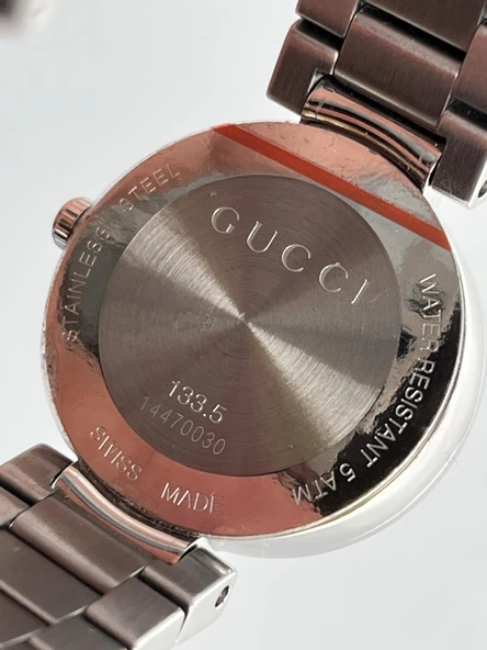 Gucci 29mm Çelik Kordon Kadın Kol Saati 133.5 (Kutusuz) - 9