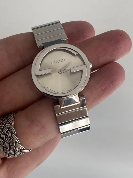 Gucci 29mm Çelik Kordon Kadın Kol Saati 133.5 (Kutusuz) - 7