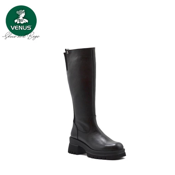 VENÜS 2351706K KALIN TABAN TOPUKLU DERİ KADIN ÇİZME - 3