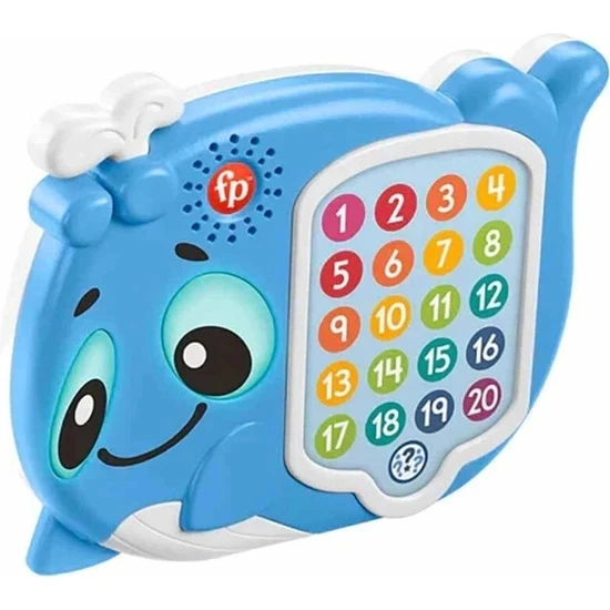 HJR72 Fisher Price Linkimals Sayı Sayan Balina