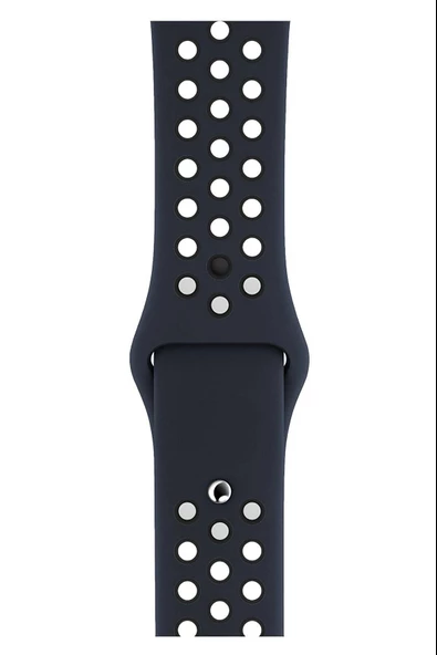 Apple Watch Series 9 45 MM Fileli Kordon Lacivert-Siyah