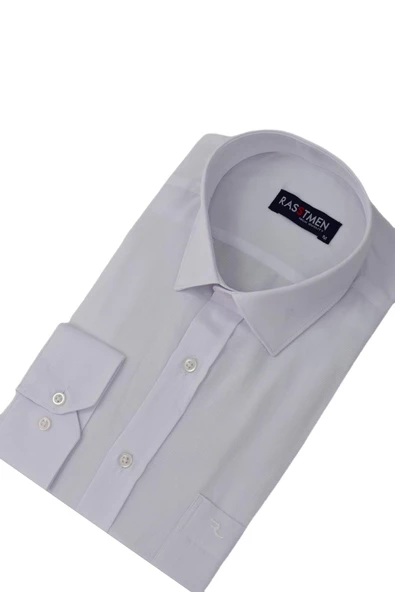 Erkek Klasik Uzun Kollu Armürlü Gömlek BGL-ST03259 - Resim 5