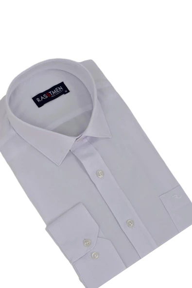 Erkek Klasik Uzun Kollu Armürlü Gömlek BGL-ST03259 - Resim 7