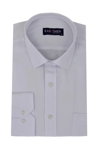 Erkek Klasik Uzun Kollu Armürlü Gömlek BGL-ST03259 - Resim 3