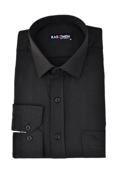 Erkek Klasik Uzun Kollu Armürlü Gömlek BGL-ST03259 ürün görseli