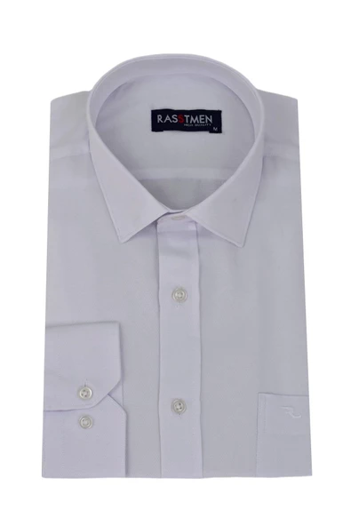 Erkek Klasik Uzun Kollu Armürlü Gömlek BGL-ST03259 - Resim 9