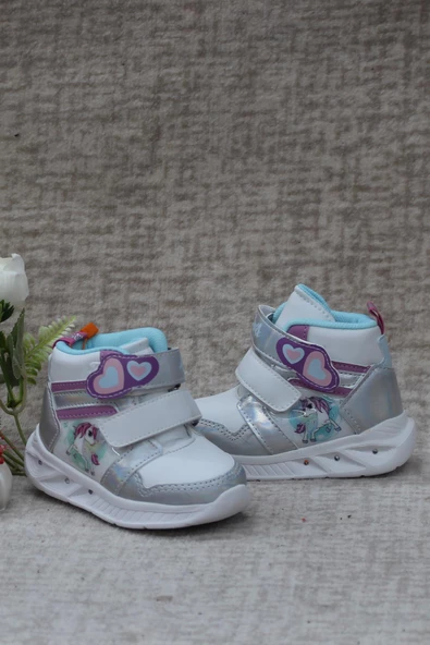 Kinetix Mante HI 3PR Orijinal Ürün Anatomik Işıklı Kız Çocuk Bot - Resim 3