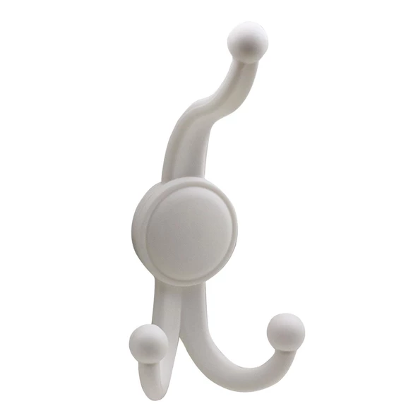 Karataş Askılık Portmanto Vestiyer Banyo Dolap Elbise Askısı Sert Plastik Beyaz Askı Elemanı 10 ADET - 5