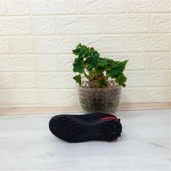 Jump 29143 Siyah-Kırmızı Erkek Çocuk Halı Saha Futbol Ayakkabı - 7