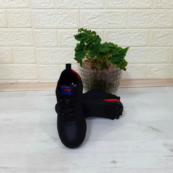 Jump 29143 Siyah-Kırmızı Erkek Çocuk Halı Saha Futbol Ayakkabı - 3