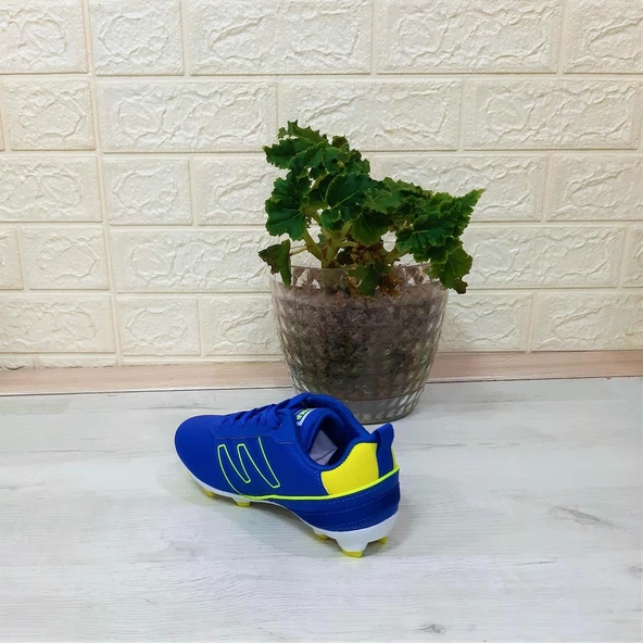 Jump 28843 Saks Mavi Krampon Çim Saha Çocuk Futbol Ayakkabı - 6