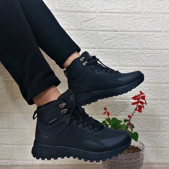 Jump 29652 Siyah Waterproof Kaymaz Rahat Erkek Bot - 2