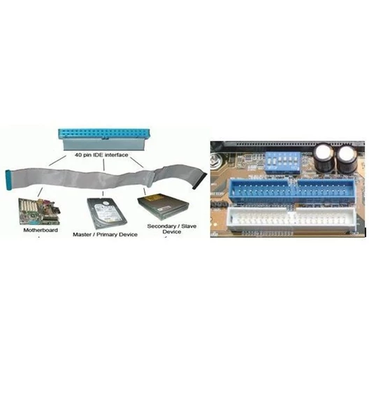 İde Kablo 80 Pin Hdd Dvd-Rw Cd-Rw Kablosu - 3