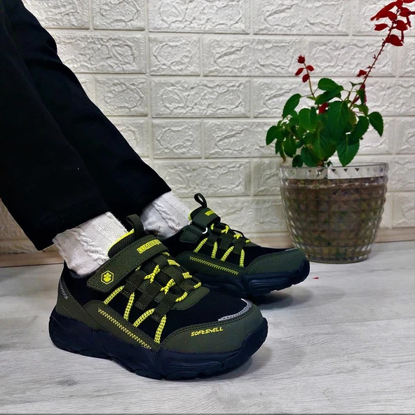 Lumberjack Heat Haki-Sarı-Siyah Waterproof Erkek Çocuk Ayakkabı - 3