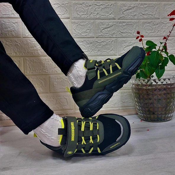 Lumberjack Heat Haki-Sarı-Siyah Waterproof Erkek Çocuk Ayakkabı - 2