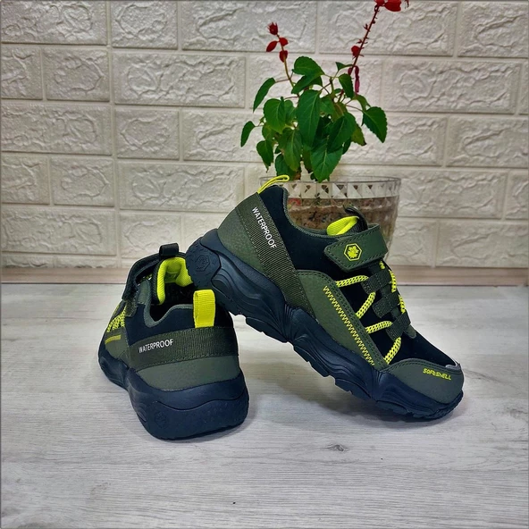 Lumberjack Heat Haki-Sarı-Siyah Waterproof Erkek Çocuk Ayakkabı - 6