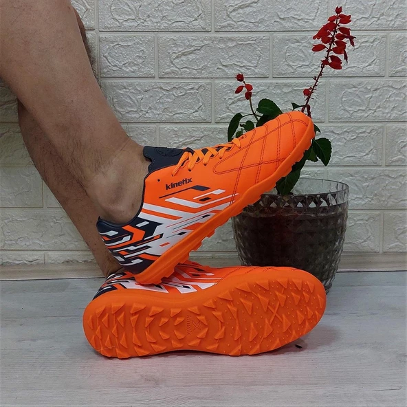 Kinetix Kamıkaze Tf Turuncu Kaymaz Halı Saha Futbol Ayakkabı - 2