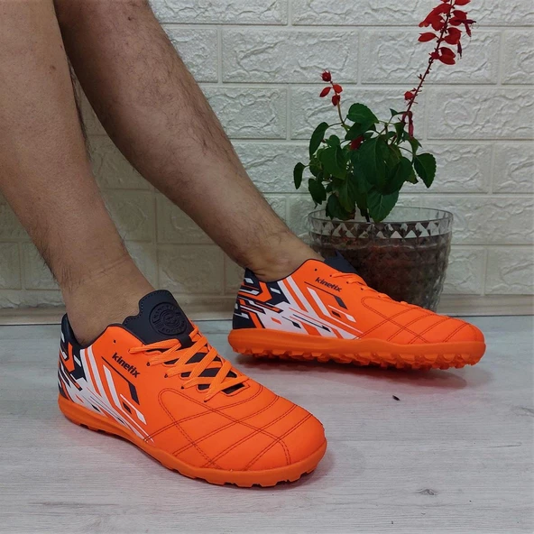 Kinetix Kamıkaze Tf Turuncu Kaymaz Halı Saha Futbol Ayakkabı - 3