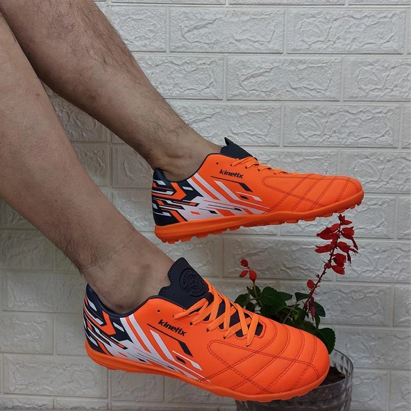 Kinetix Kamıkaze Tf Turuncu Kaymaz Halı Saha Futbol Ayakkabı - 4