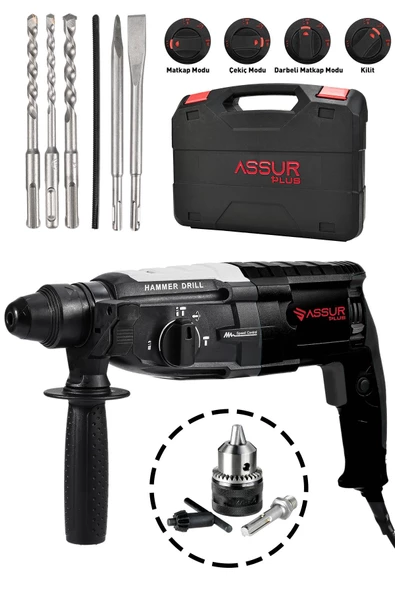 Assur Plus Pro Kırıcı Delici Darbeli HILTI Matkap 2-28mm