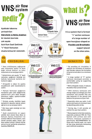 VENÜS 2114309K AİRFLOW SYSTEM ORTOPEDİK DERİ KADIN AYAKKABI - 5