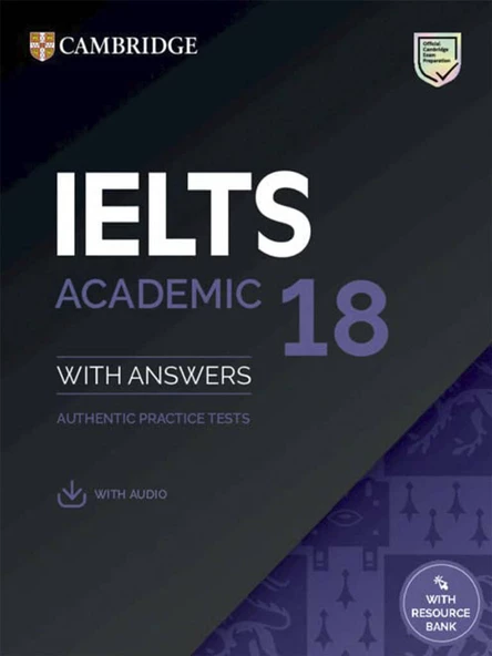 Cambridge University IELTS 18 Academic with Answers with Audio