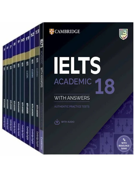 Cambridge University IELTS 1-18 Academic with Answers with Audio