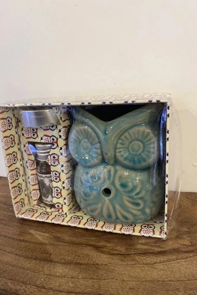 Buhardanlık Seti Buhurdanlık Baykuş - Resim 5