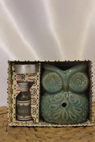 Buhardanlık Seti Buhurdanlık Baykuş - Resim 2