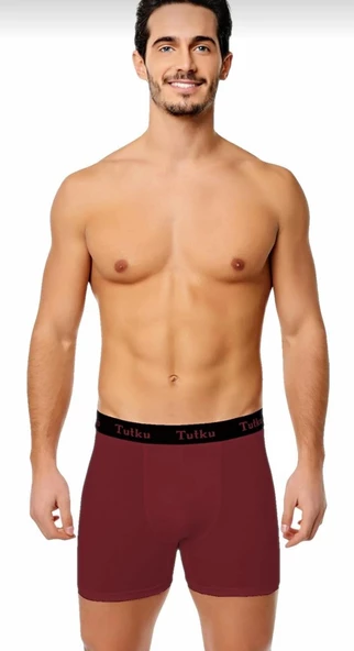 TUTKU 0400 ERKEK ELASTAN SPOR BOXER 3 ADET - Resim 4