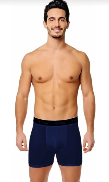 TUTKU 0400 ERKEK ELASTAN SPOR BOXER TEKLİ - Resim 3