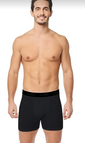 TUTKU 0400 ERKEK ELASTAN SPOR BOXER TEKLİ