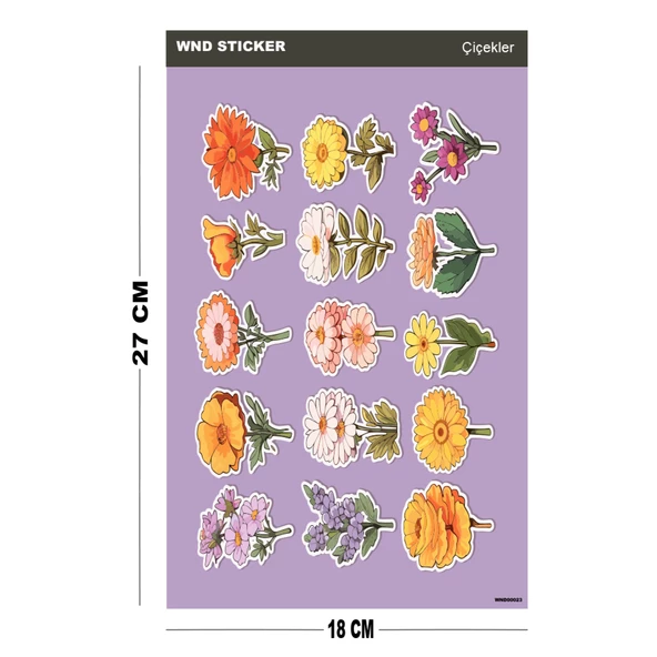 Flowers Sticker Seti